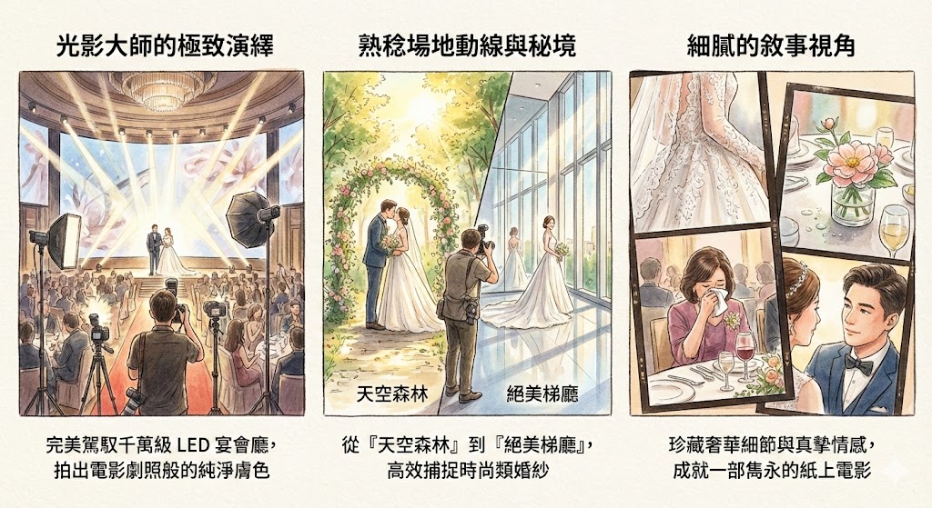 台北漢來婚攝作品 | 南港奢華婚宴與戶外證婚 | Kvision婚紗攝影