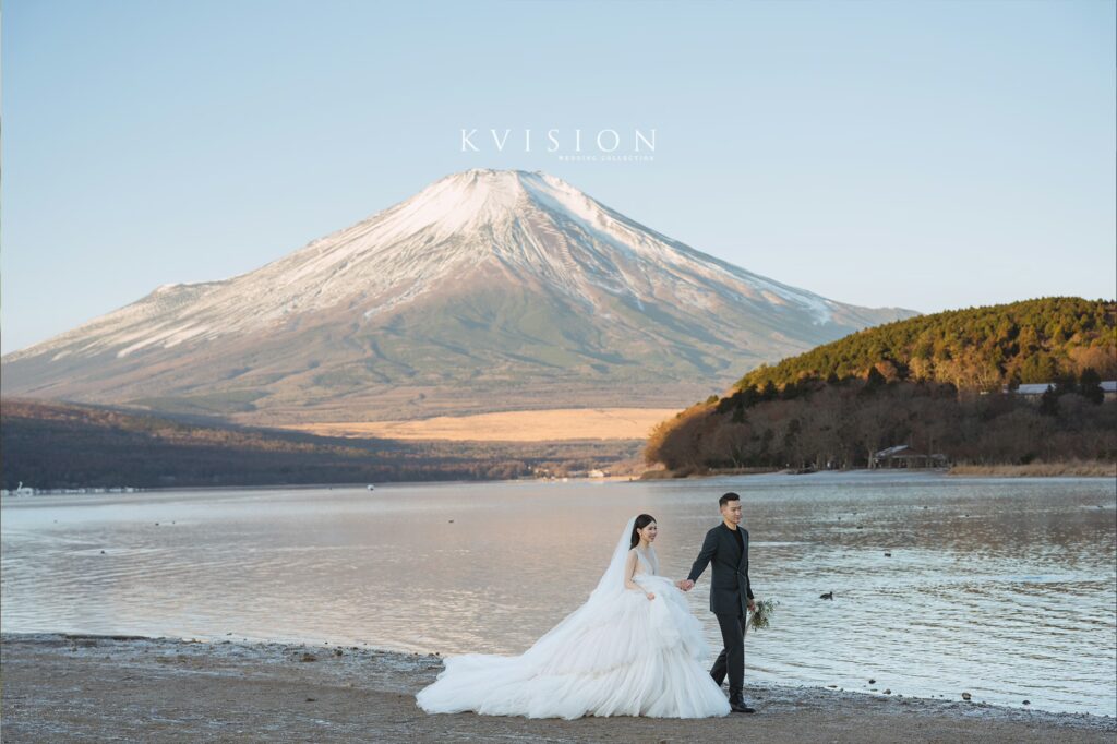 富士山婚紗攝影攻略2026｜河口湖5大絕美景點、費用與申請教學 | Kvision婚紗攝影